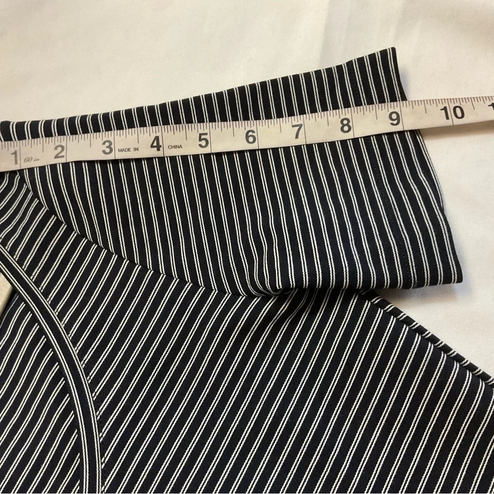 Club Monaco Striped Tie Waist Midi Dress Size S/P - Picture 6 of 11